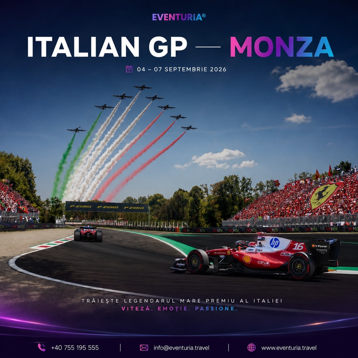 Monza – cursa pe care orice fan Formula 1 trebuie să o trăiască măcar o dată